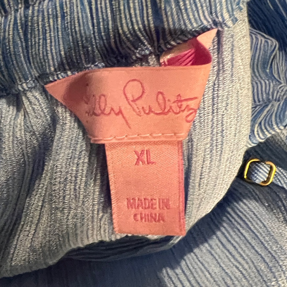 Lilly Pulitzer Mays Top Lapis Blue Size XL - Picture 5 of 8